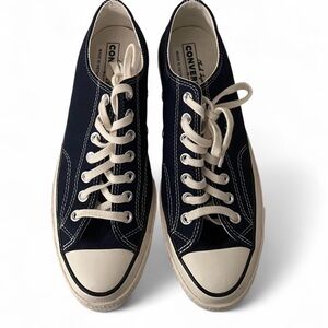 Converse Men's Dark Blue Canvas Sneakers